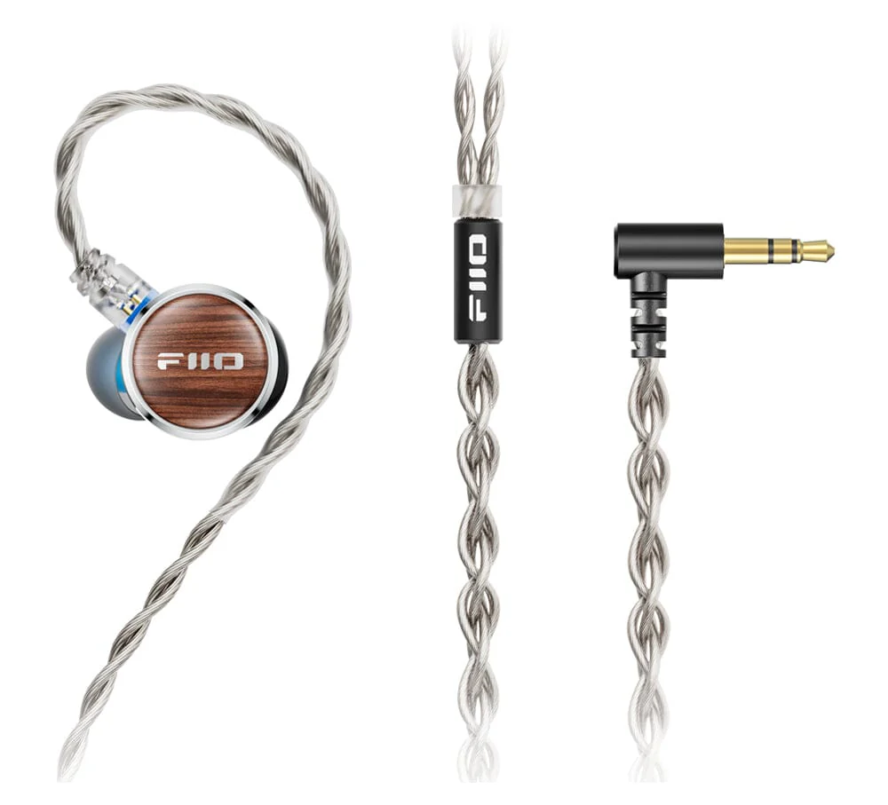 FiiO FP3 wired in-ear monitors, black.