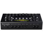 Back view of Erica Synths Resonant Filterbank, a versatile effects unit with multiple filter modules and control knobs.