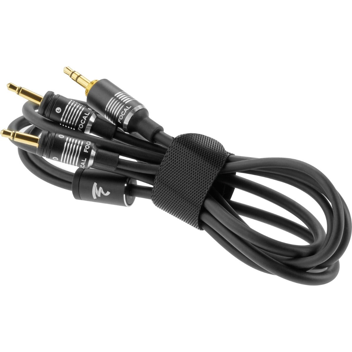 Focal Clear MG Professional open-back headphones, black, rear view.