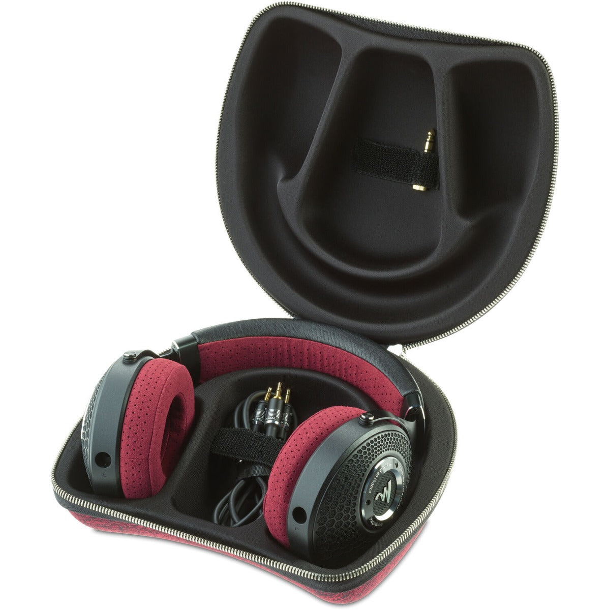 Focal Clear MG Professional open-back headphones, rear view.