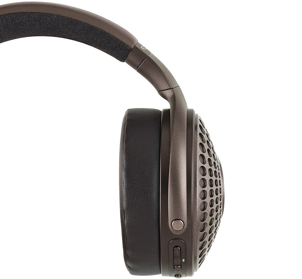 Focal Bathys MG wireless headphones with over-ear design and sleek black finish, featuring adjustable headband and plush ear cushions.