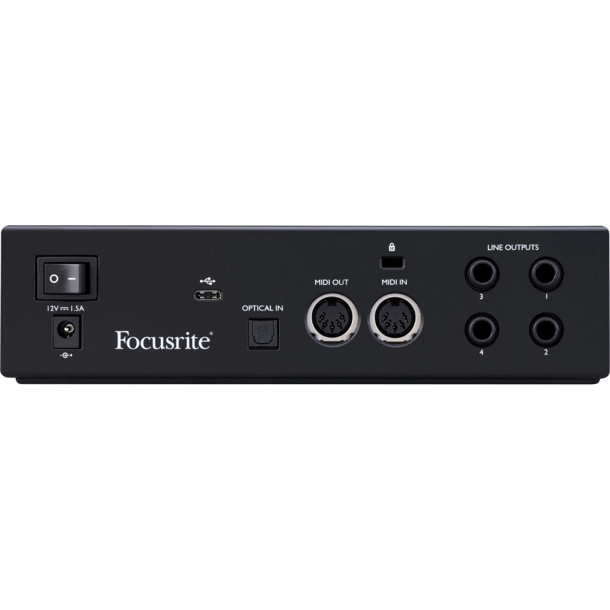 Focusrite Clarett+ 2Pre audio interface.