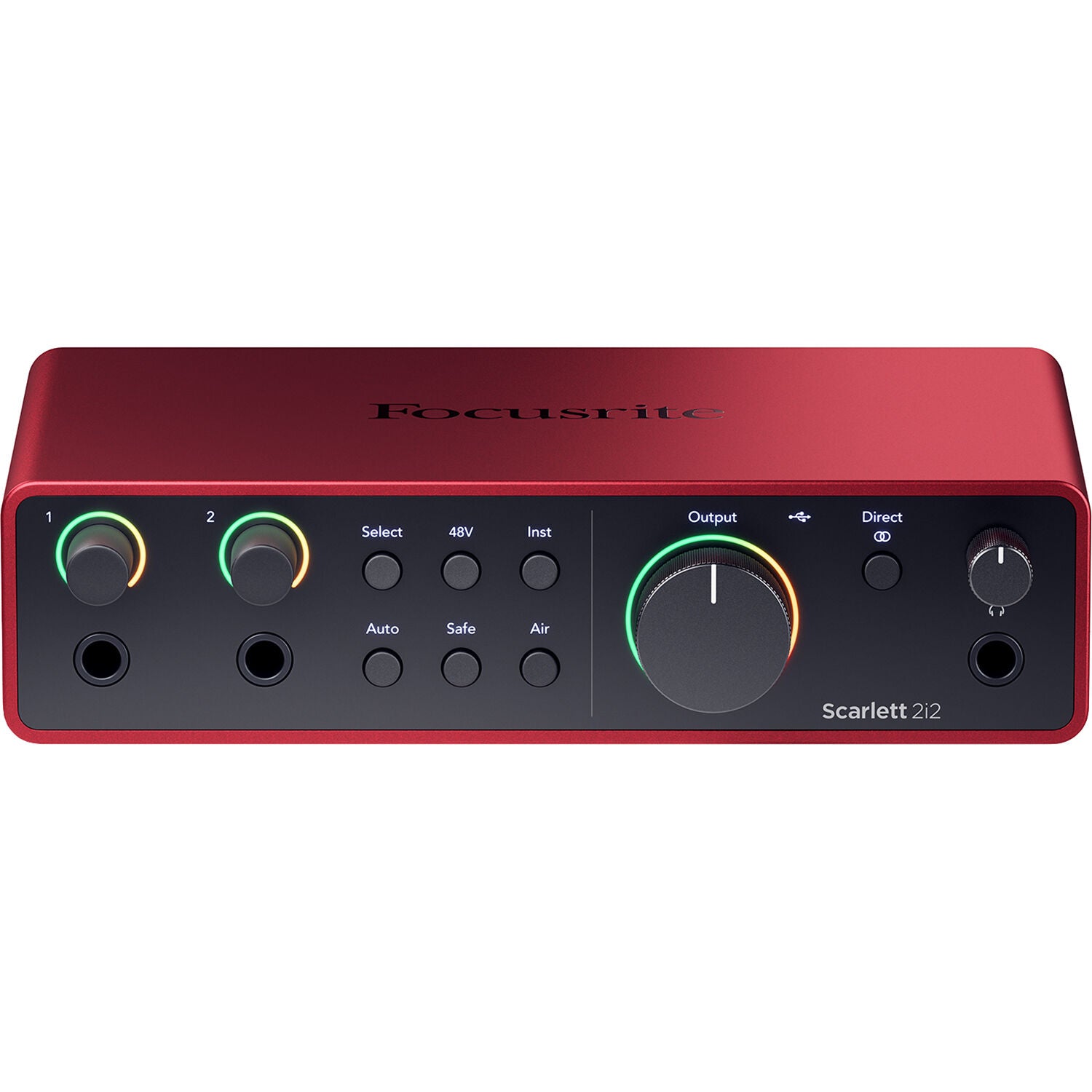 Focusrite Scarlett 2i2 4th Gen USB audio interface, in black