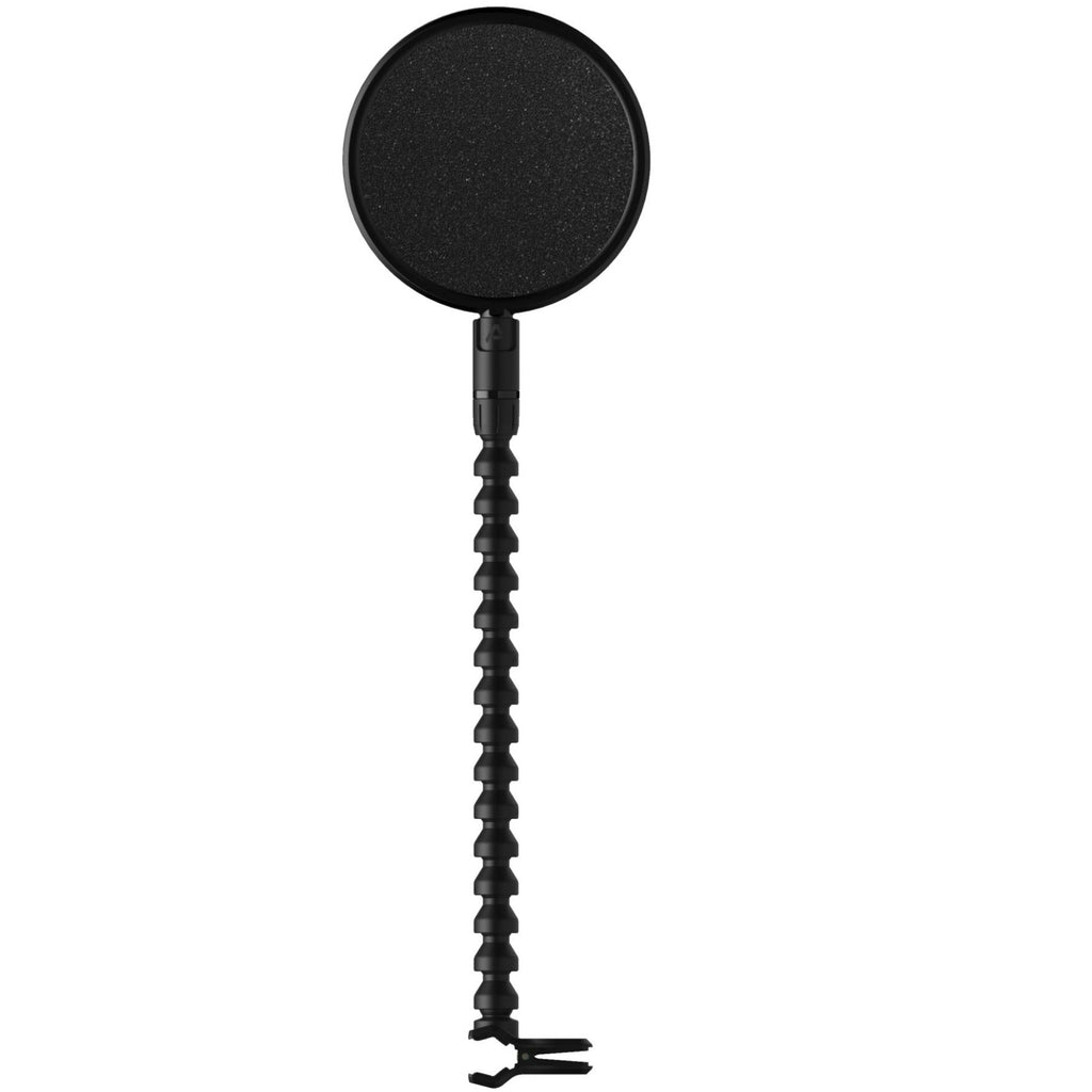 Front view of Pop Audio microphone pop filter foam set showing soft foam covers for microphone pop filters.