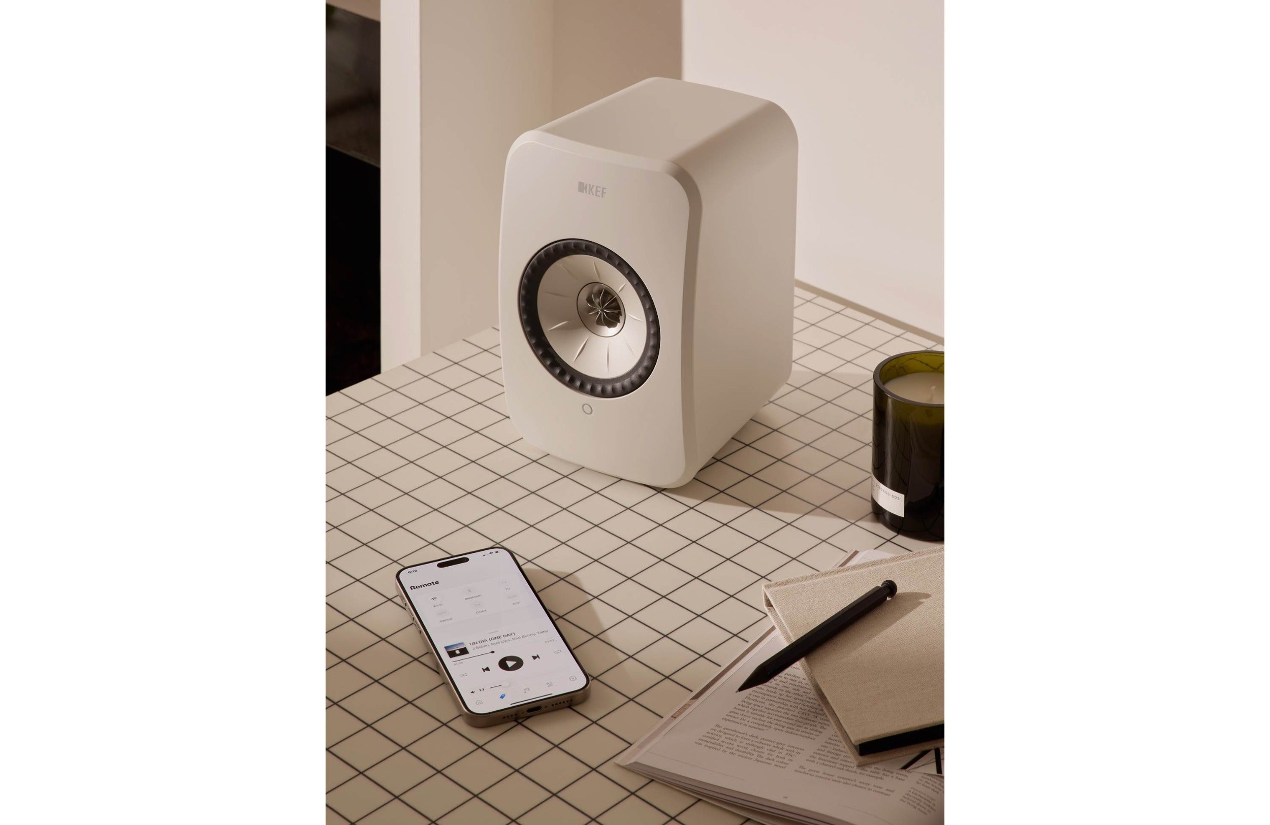 KEF LSX II LT (Pair, Stone White)