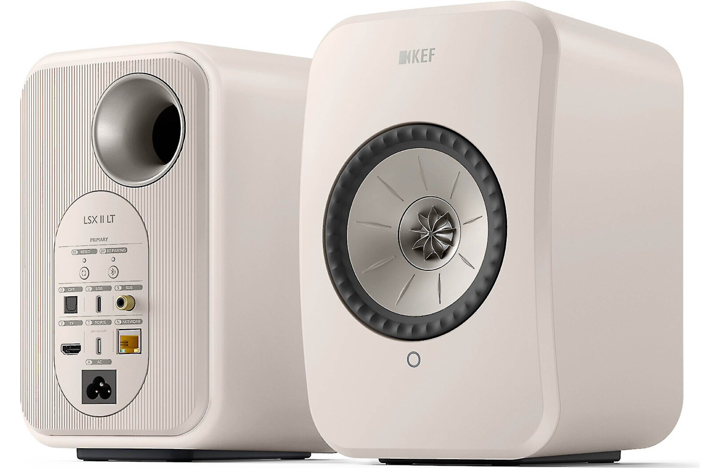 KEF LSX II LT (Pair, Stone White)