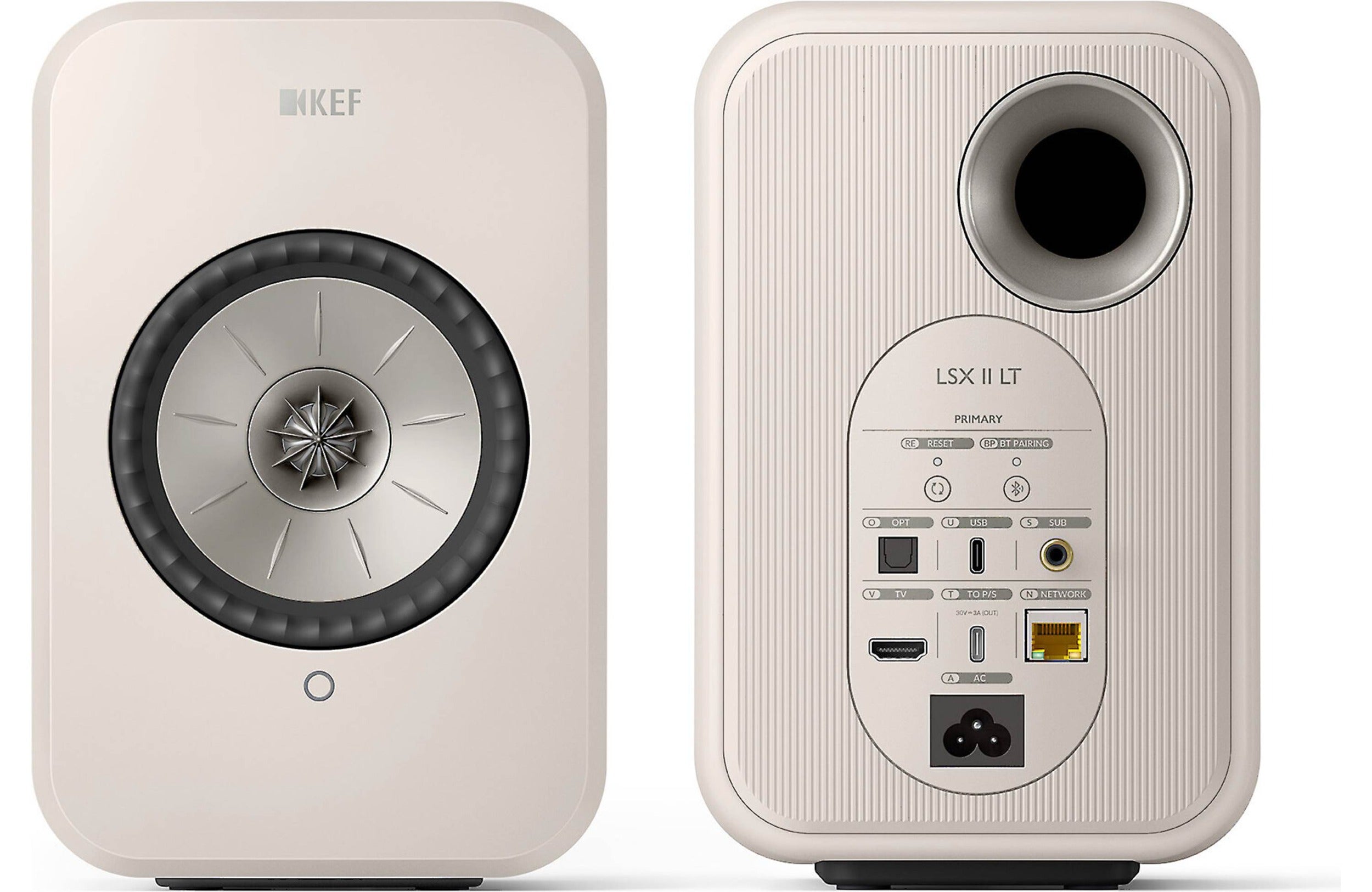 KEF LSX II LT (Pair, Stone White)