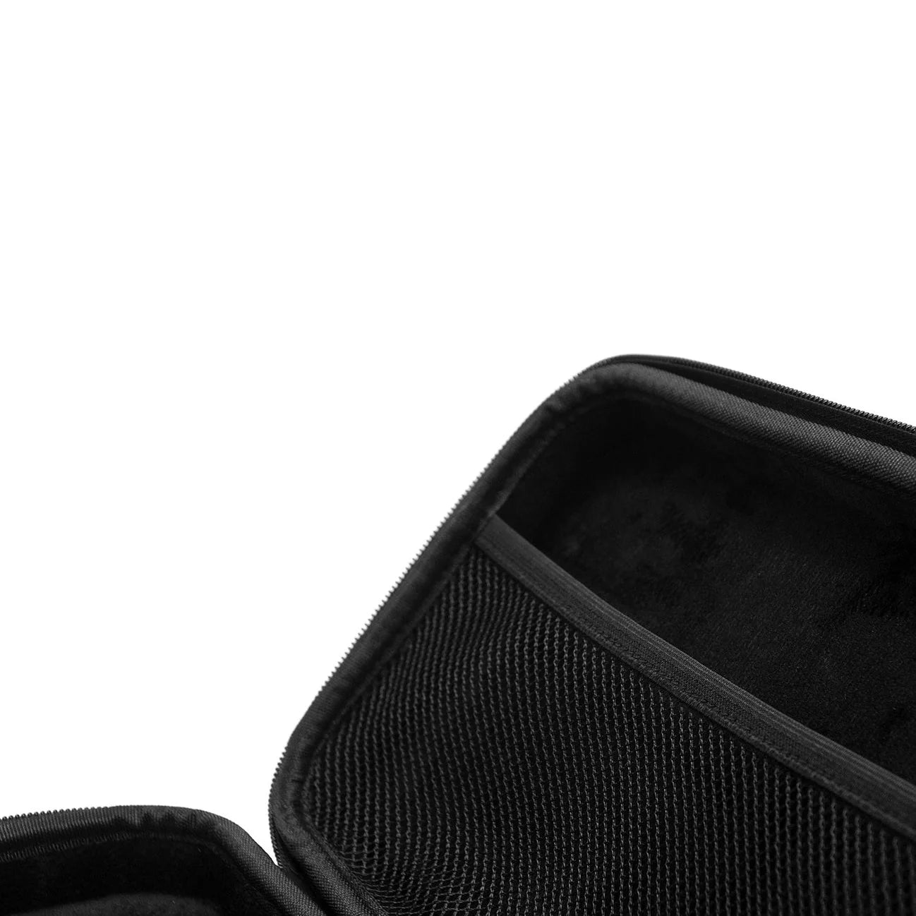 Analog Cases Glide Case for Teenage Engineering Pocket Operators, open mesh studio bag with protective padding and secure zipper closure.
