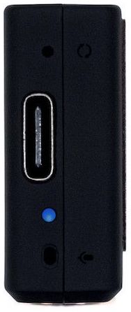 iFi Audio Go BLU headphone amplifier and DAC with sleek black design and control buttons, portable audio device for high-quality sound.