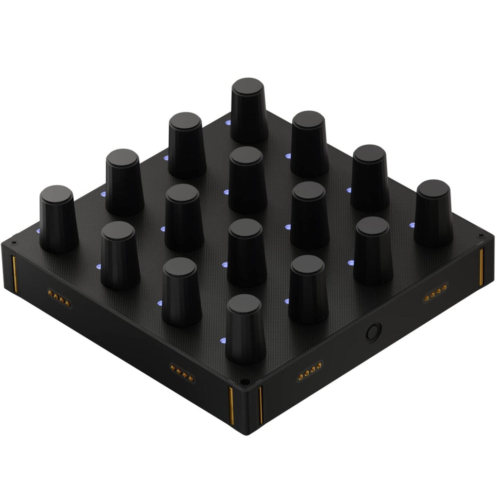 Intech Studio EN16 Detent Series 3 MIDI controller with grid interface and customizable controls.