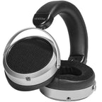 HiFiMAN HE400se wired headphones with open-back design, featuring large drivers and plush ear cushions for immersive sound.