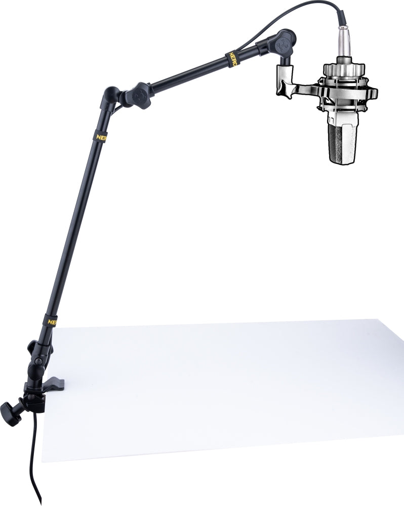 Hercules Stands DG107B broadcast mic arm, view 2