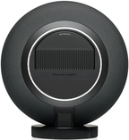 Marantz Horizon Grand wireless speakers in Midnight Sky color, rear view showing ports and sleek modern design.