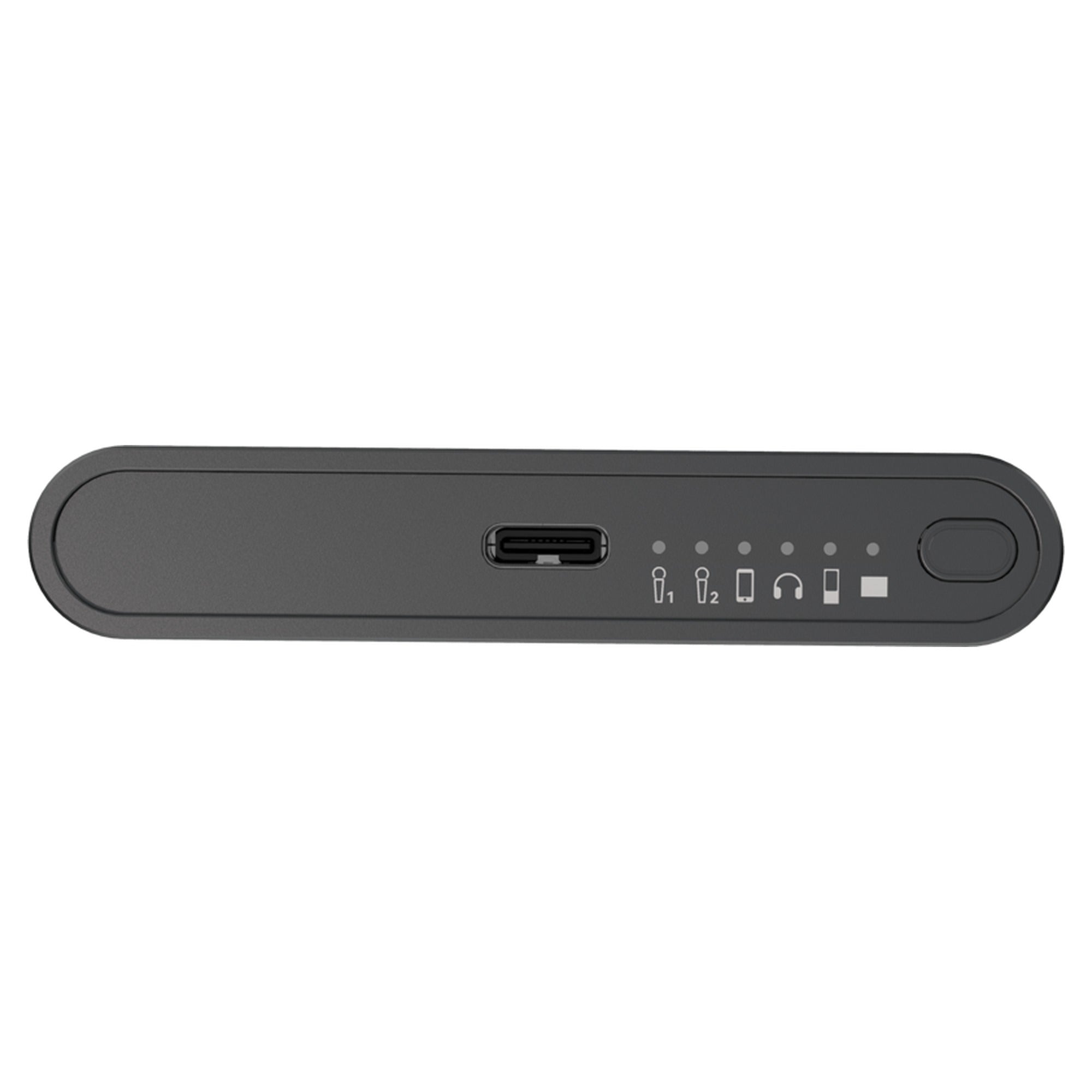 Hollyland MELO P1 smart audio mixer, front panel