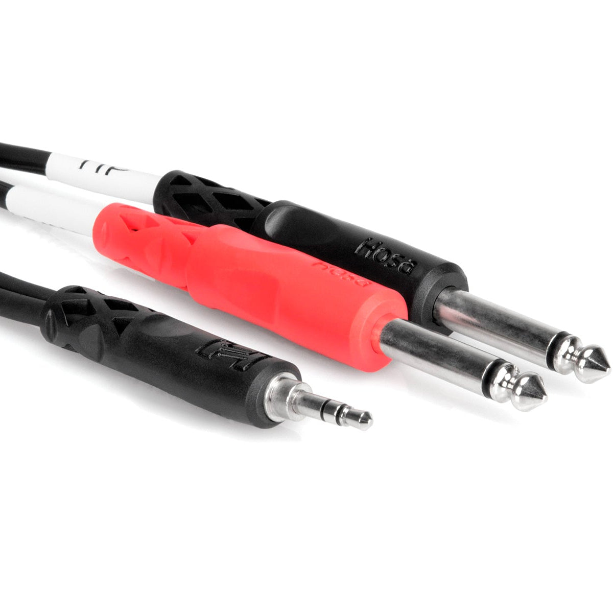 Hosa CMP-159 3.5mm TRS - Dual 6.3mm TS Y-Cable 3m, in gold