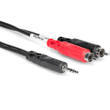Hosa CMR-206 3,5 mm TRS – dvigubas RCA Y kabelis 2 m