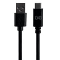 Hosa USB-306CA SuperSpeed USB 3.0 (Gen2) Type C - Type A Cable 1.8m usb cables, hero shot in red
