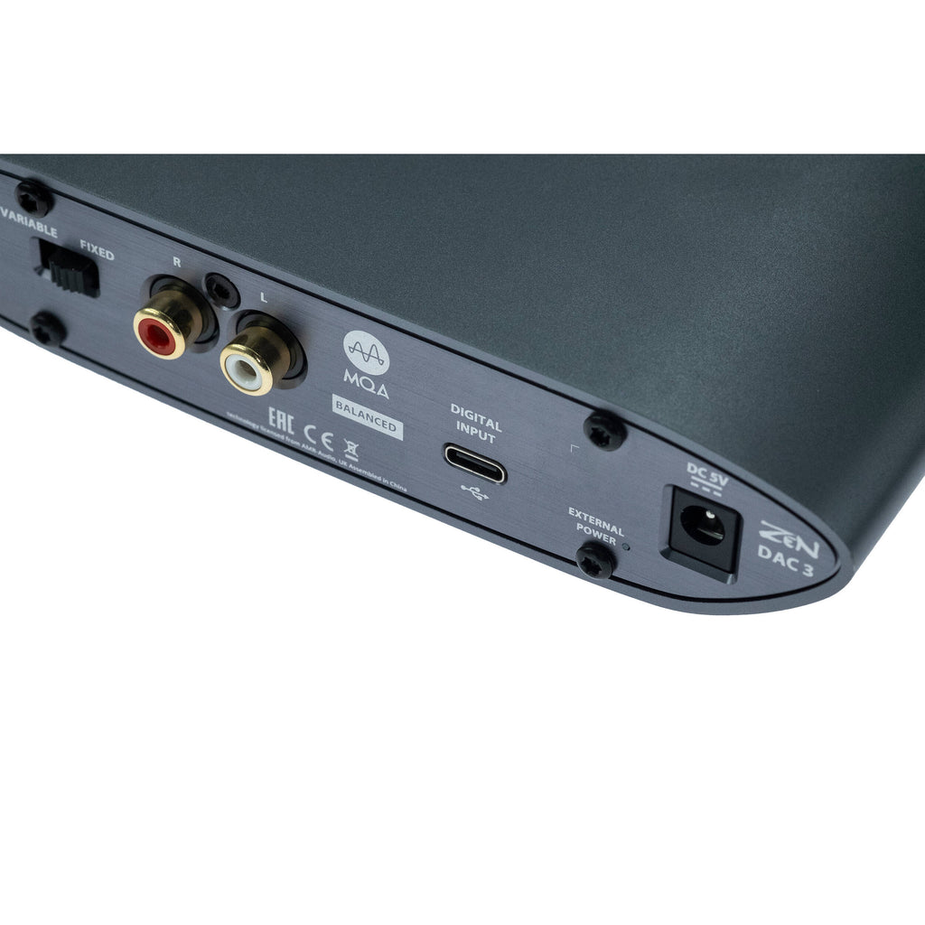 iFi Audio Zen Dac 3 in black, front view