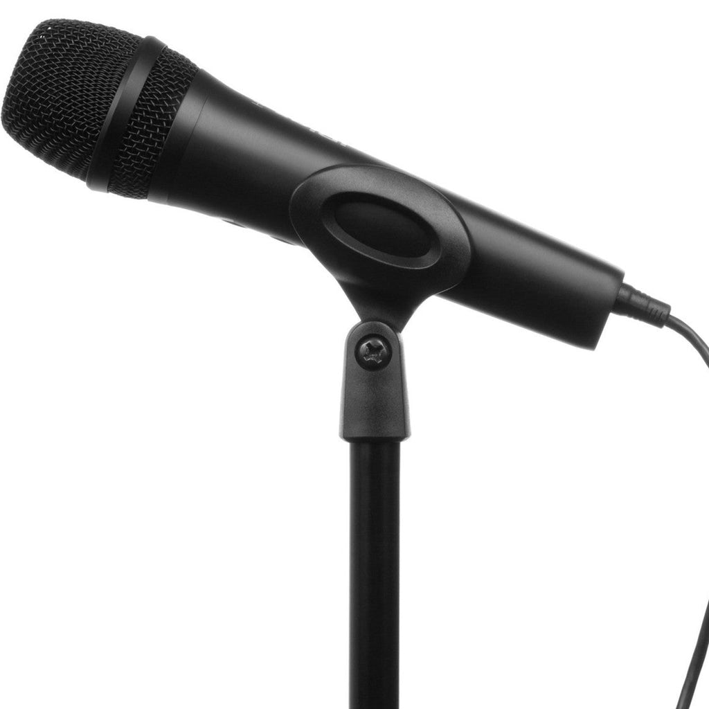 IK Multimedia iRig Mic HD 2 portable microphone for iOS and Android devices, shown with its compact design and connection port.
