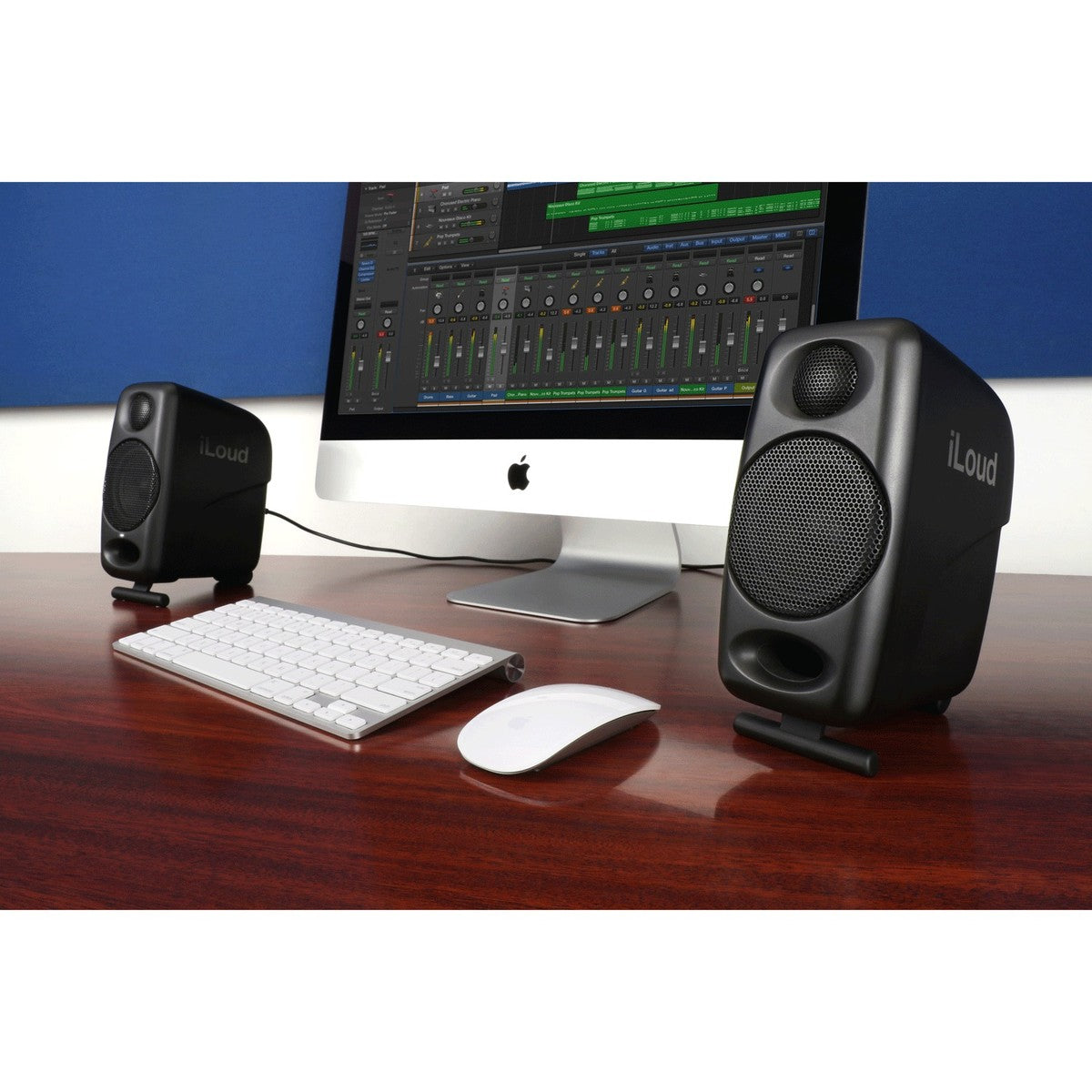 IK Multimedia iLoud Micro Monitors desktop speakers, lifestyle