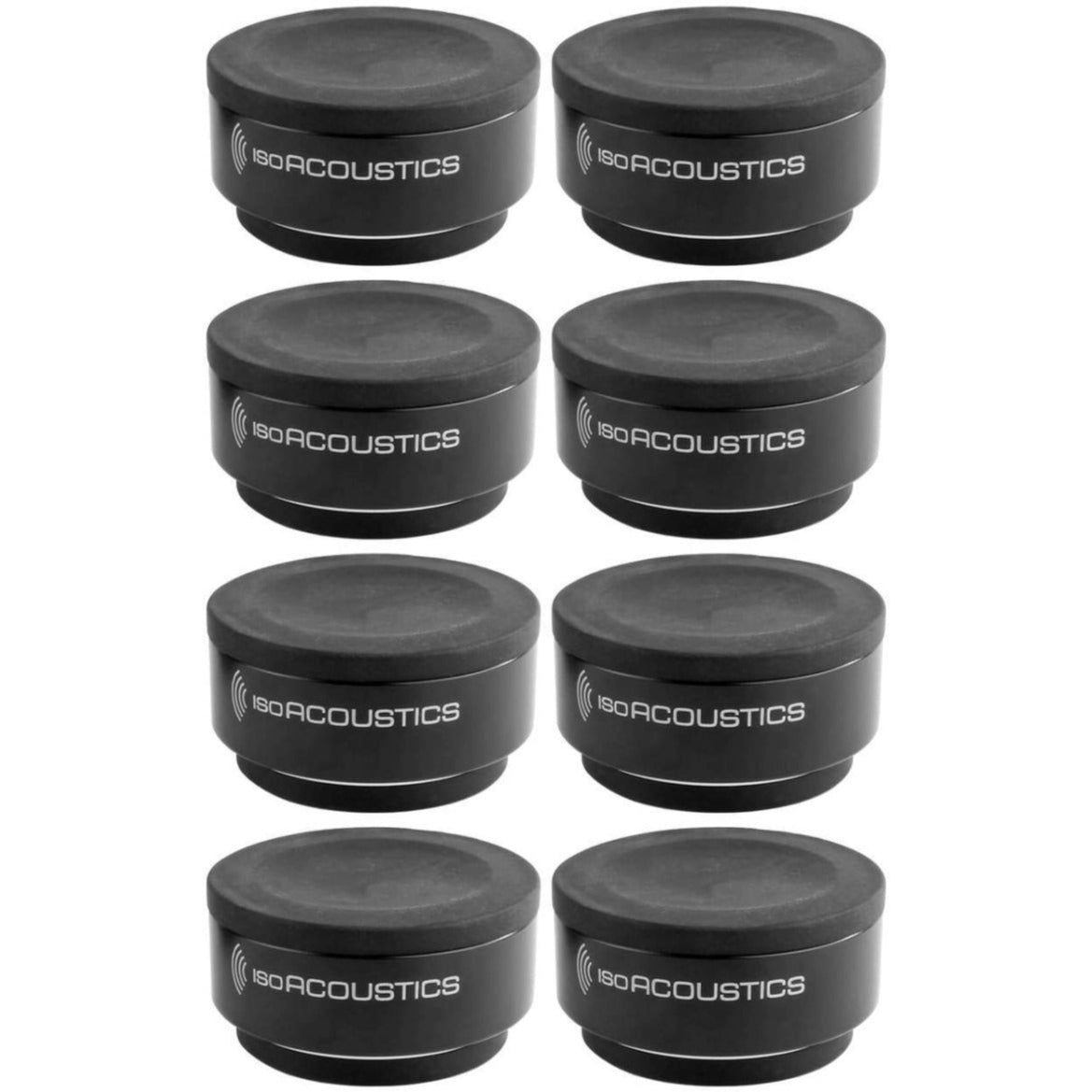 IsoAcoustics ISO-Puck Mini, studio monitor stands, front view