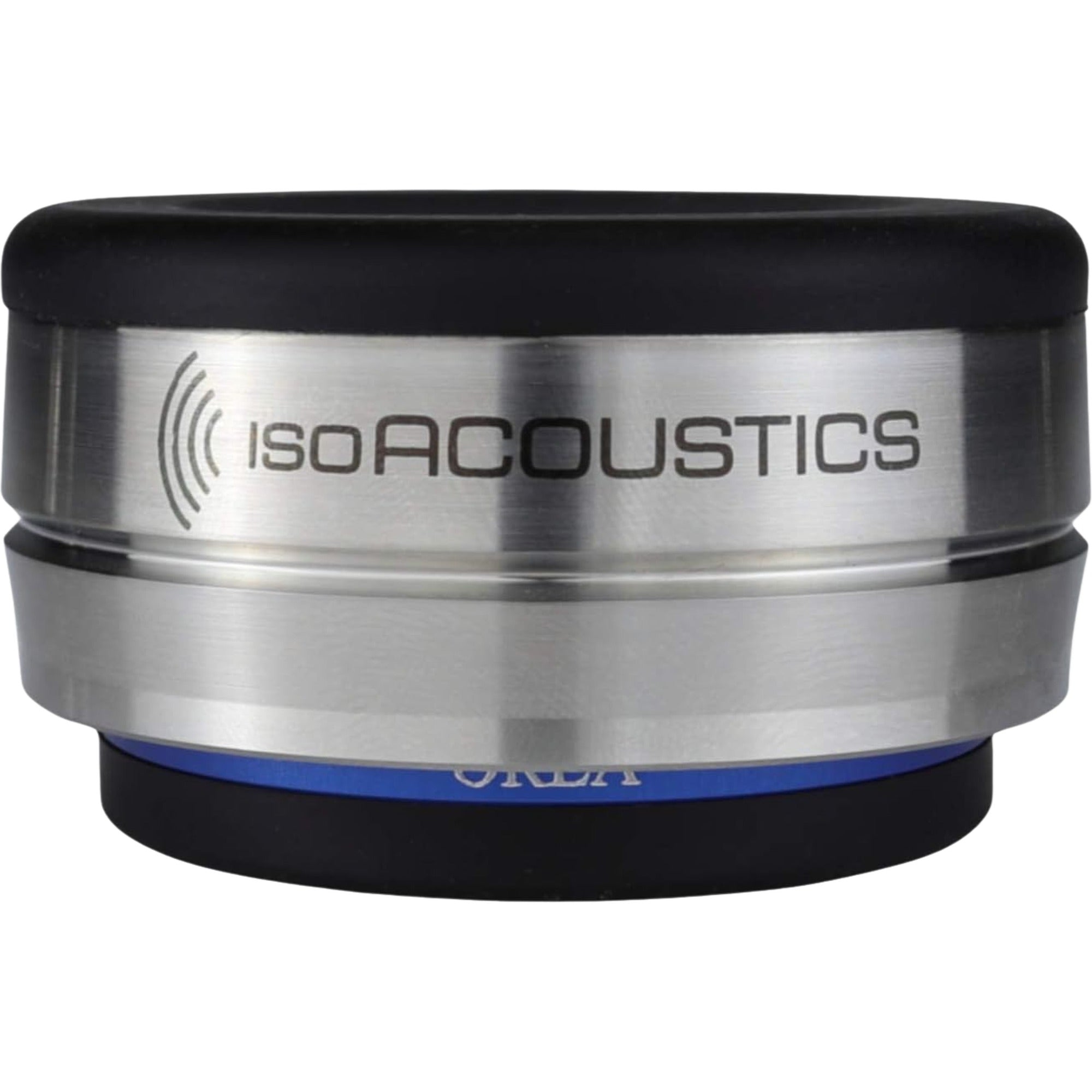 IsoAcoustics Orea Indigo speaker stands with sleek design and adjustable height for optimal audio performance.