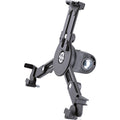 K&M 19790 multimedia microphone stand with adjustable height and tripod base, suitable for studio and stage use.