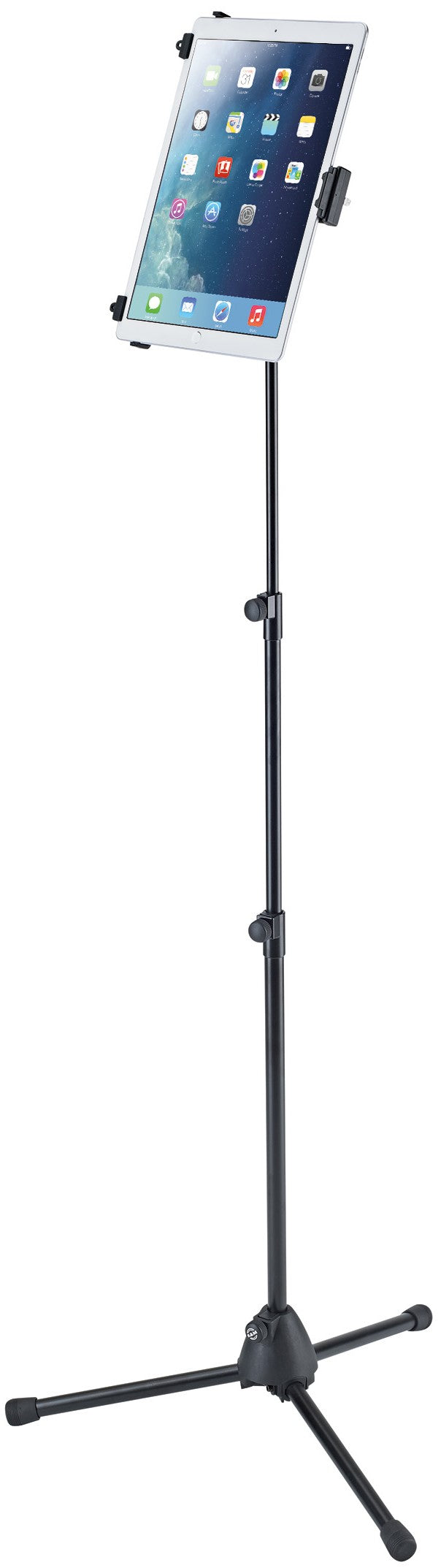 K&M 19793 microphone stand, close-up detail.