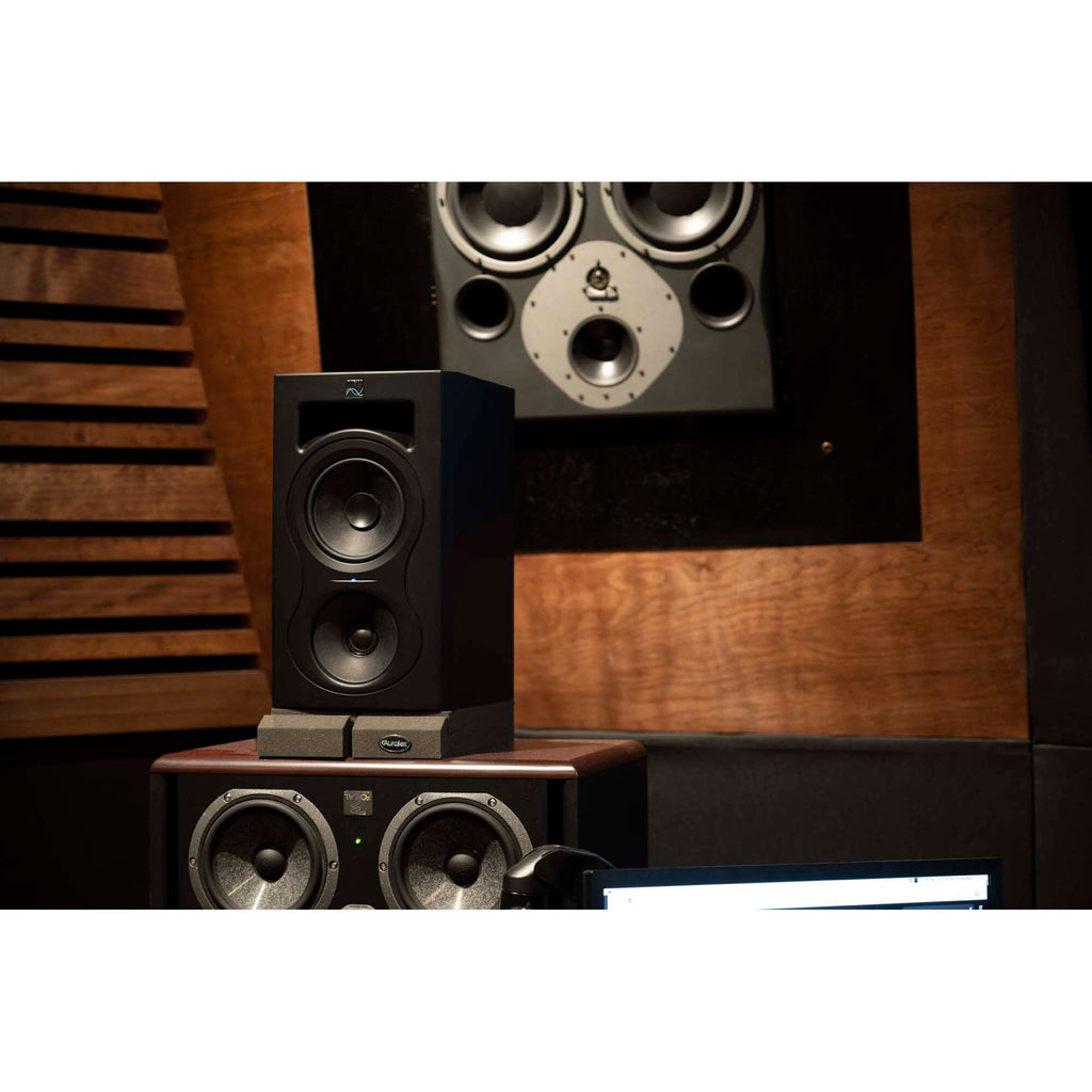 Kali Audio IN-5 active nearfield monitor, front view, black