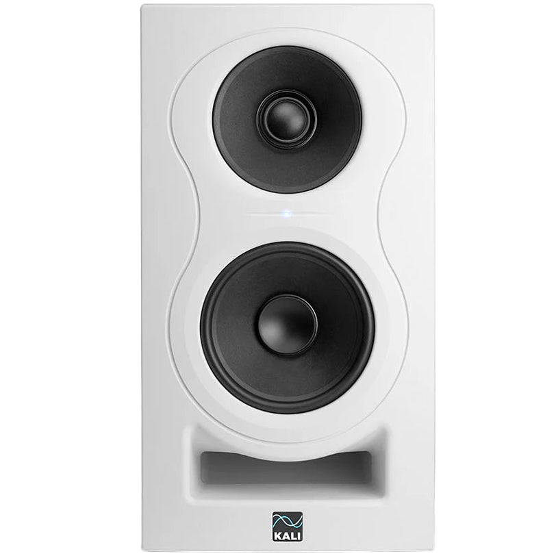 Kali Audio IN-5 active nearfield monitor, front view, white