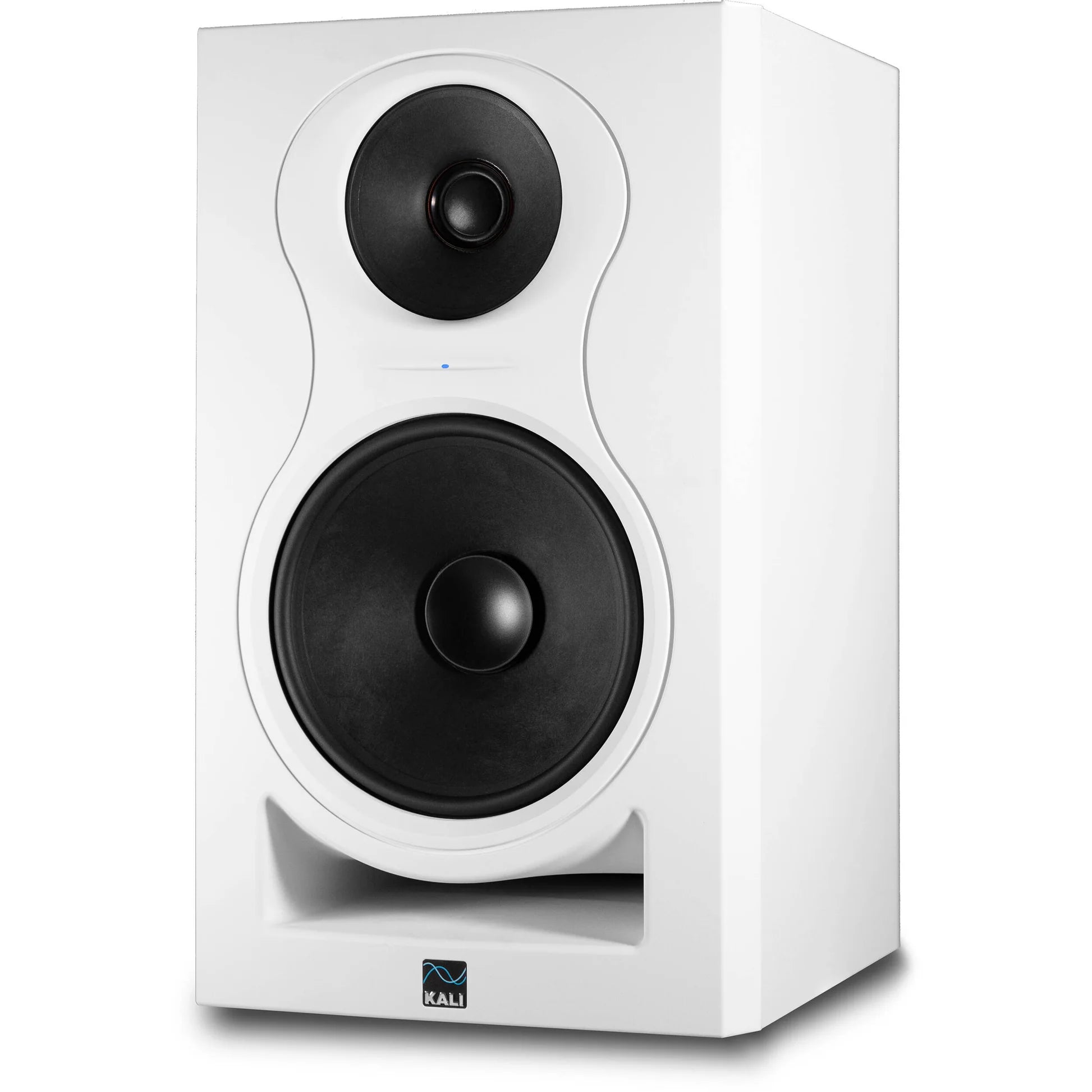 Kali Audio IN-8 V2 active nearfield monitors, in black, front view