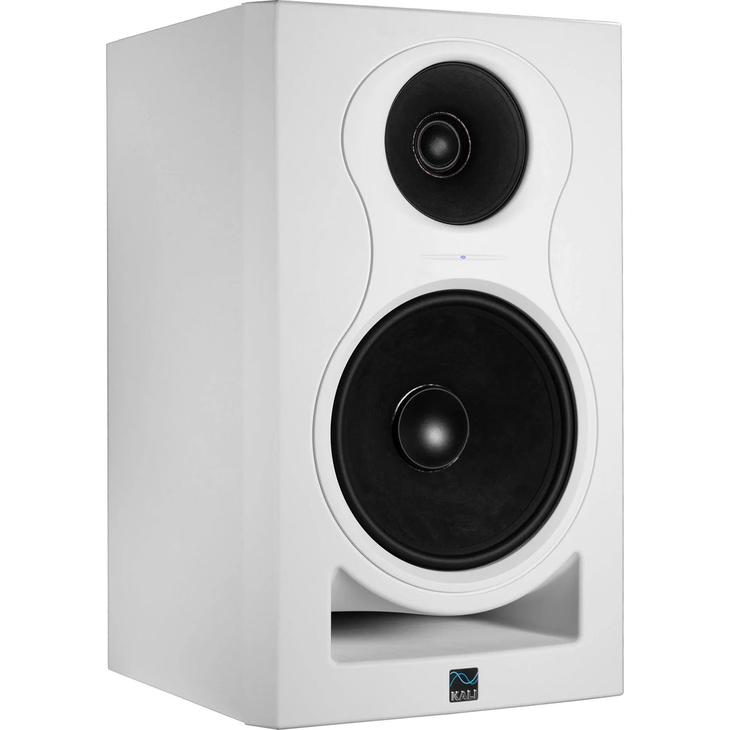 Kali Audio IN-8 V2 active nearfield monitors, in black, front view