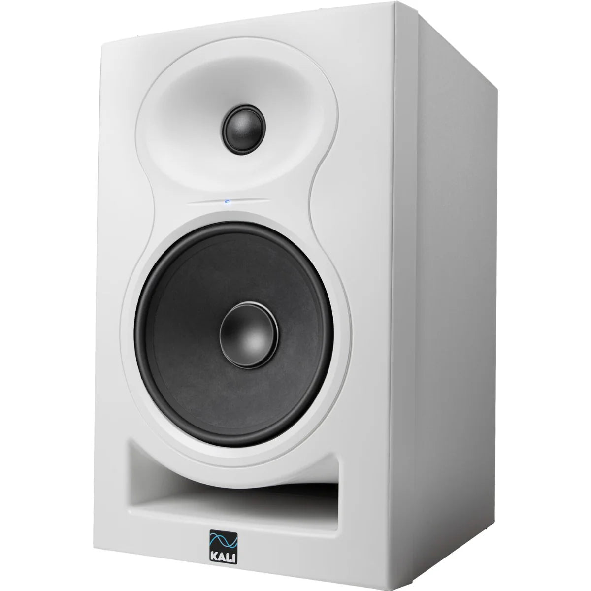 Kali Audio LP-6 V2 active studio monitor, in black, front view