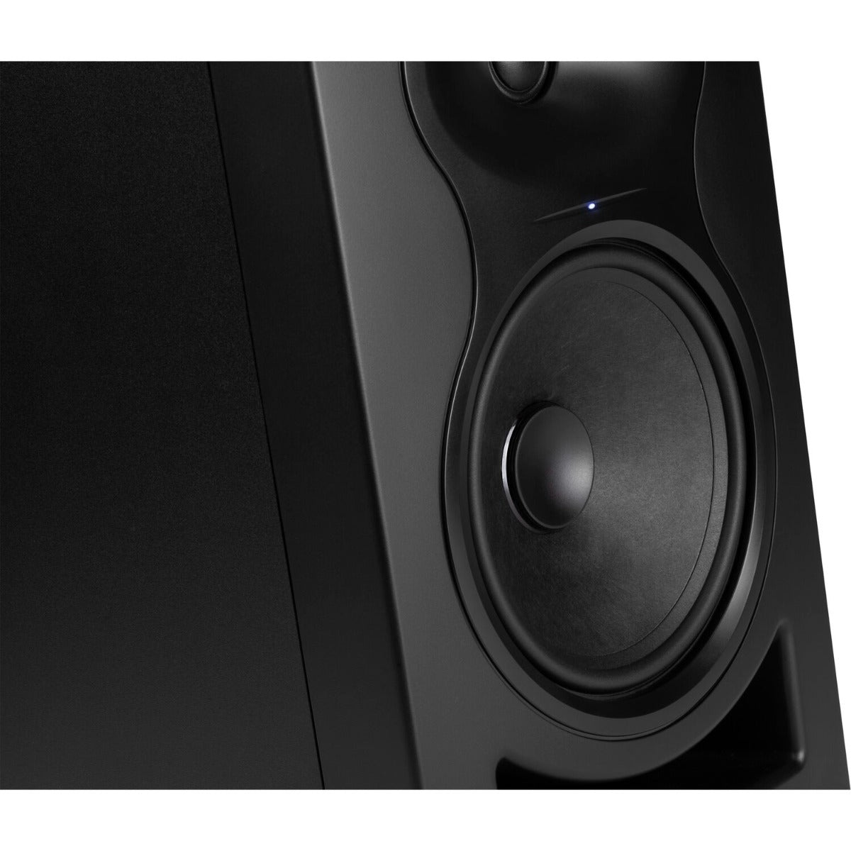 Kali Audio LP-6 V2 active studio monitor, in black, lifestyle setting