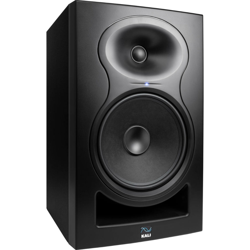Kali Audio LP-8 V2 active nearfield monitors, in black, front view