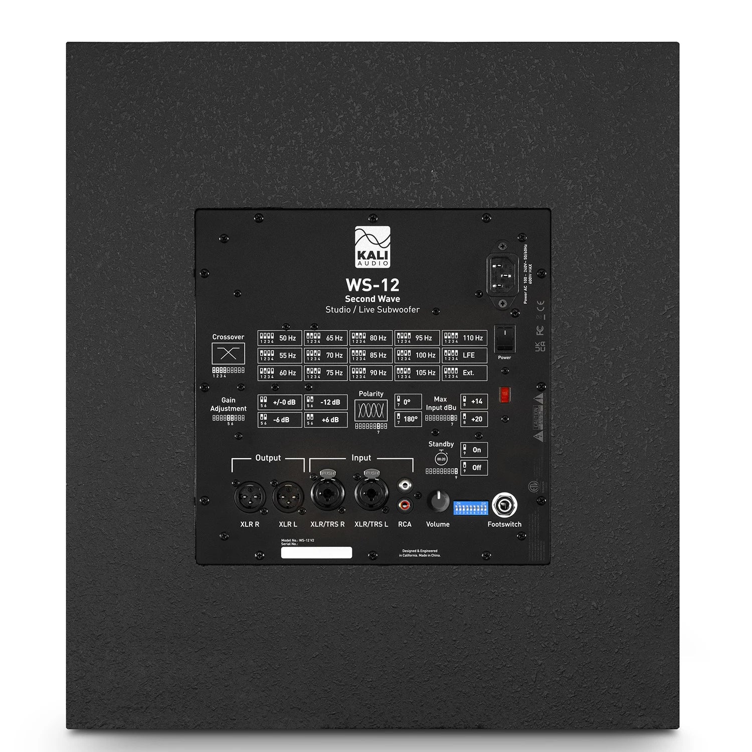Kali Audio WS-12 V2 studio subwoofer