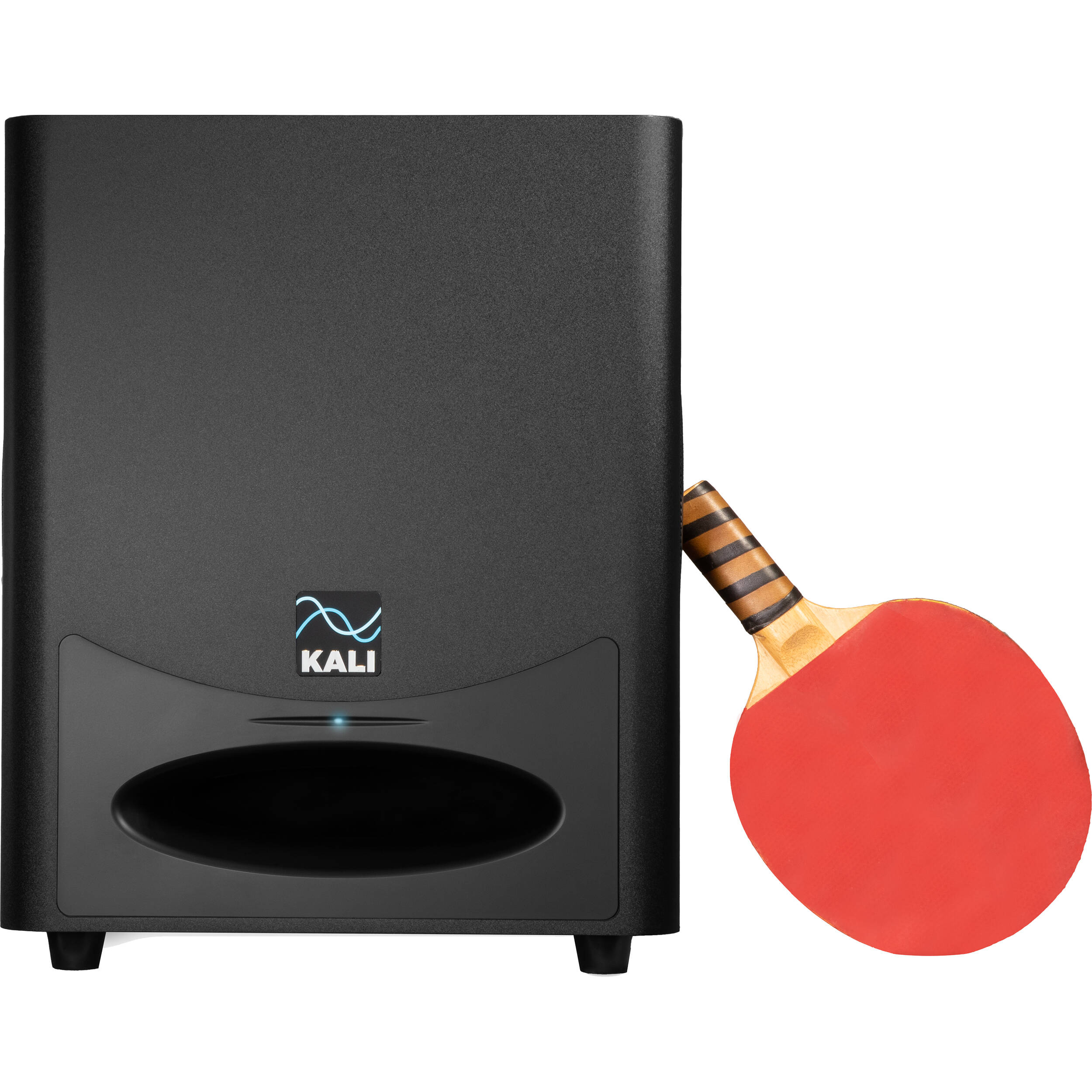 Kali Audio WS-6.2 subwoofer, black, rear view