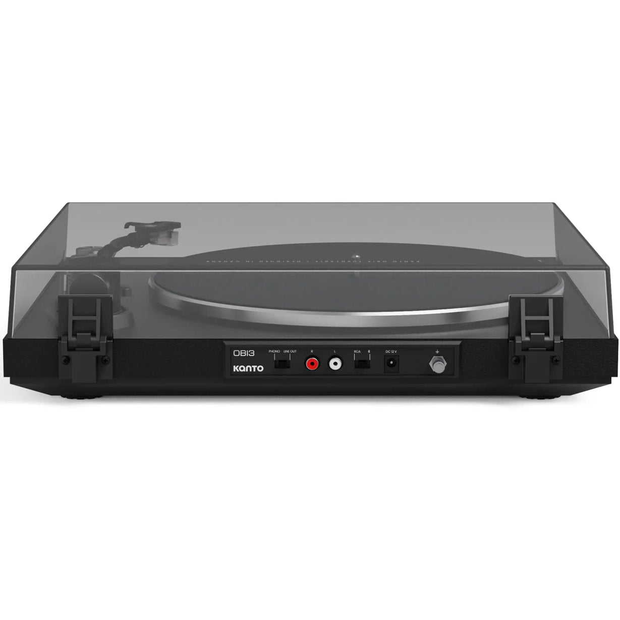 Kanto Audio OBI3 turntable, rear view