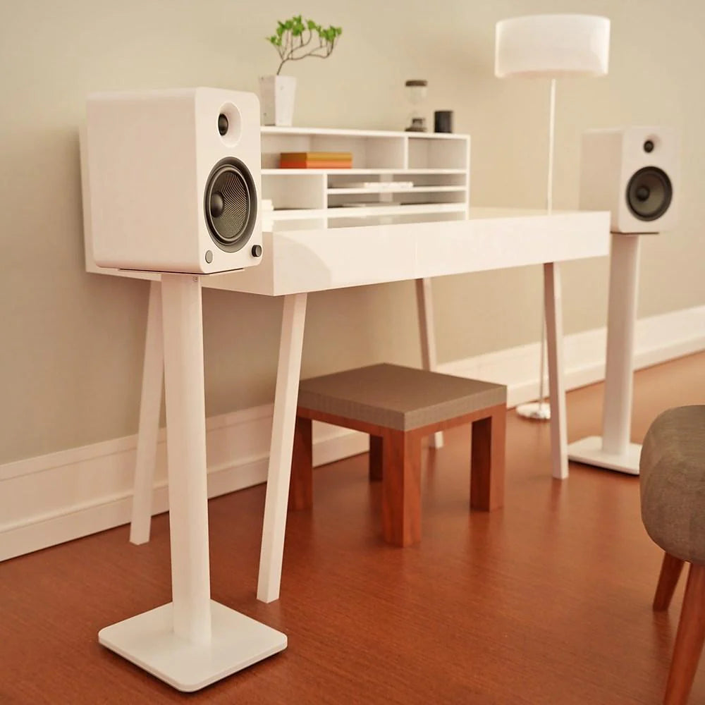 Kanto Audio SP26 26-inch speaker stands, in white