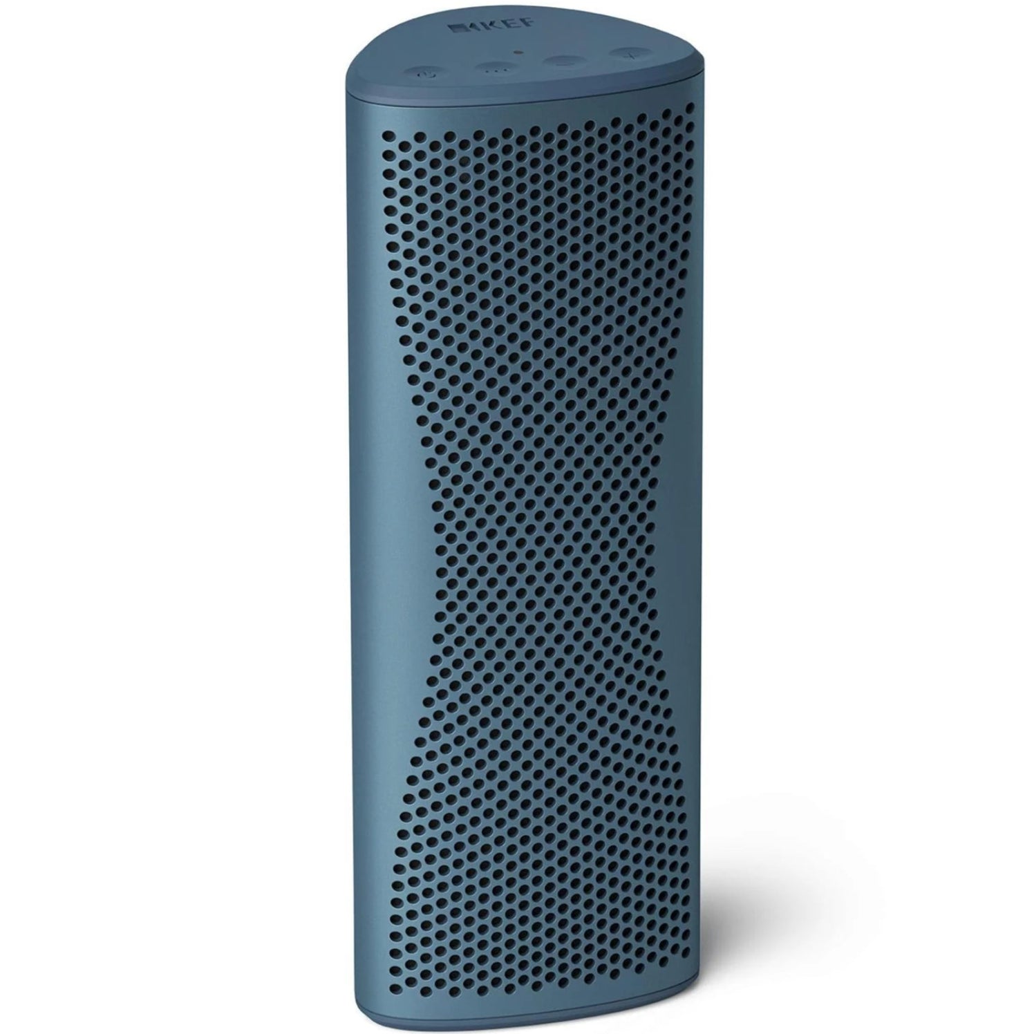 KEF Muo portable speakers, blue top view