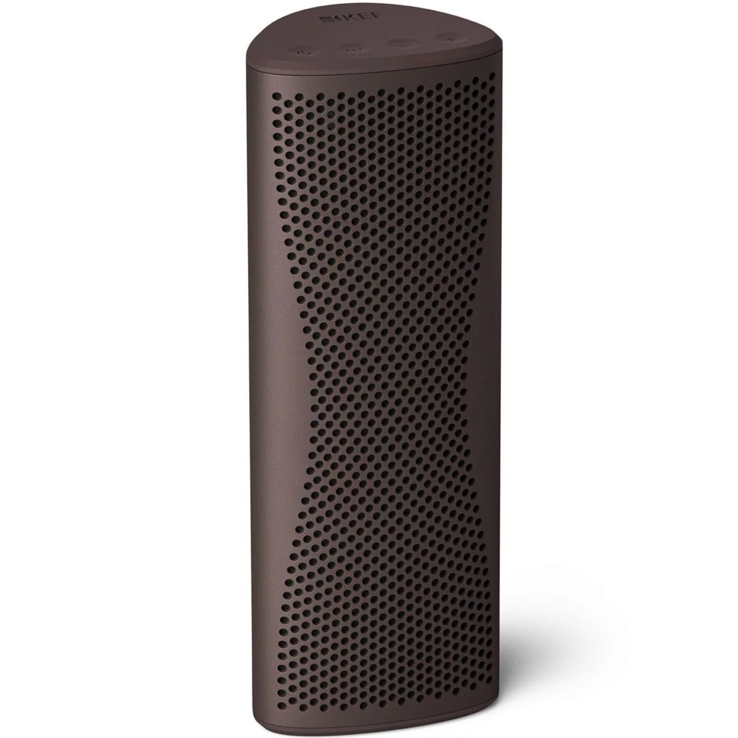 KEF Muo portable speakers, brown top view