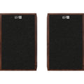 Klipsch Rebellion bookshelf speakers (pair) with magnetic black cloth grilles and Klipsch 80 anniversary badge