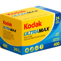 Kodak 135 Ultramax 400 35mm film, packaging view