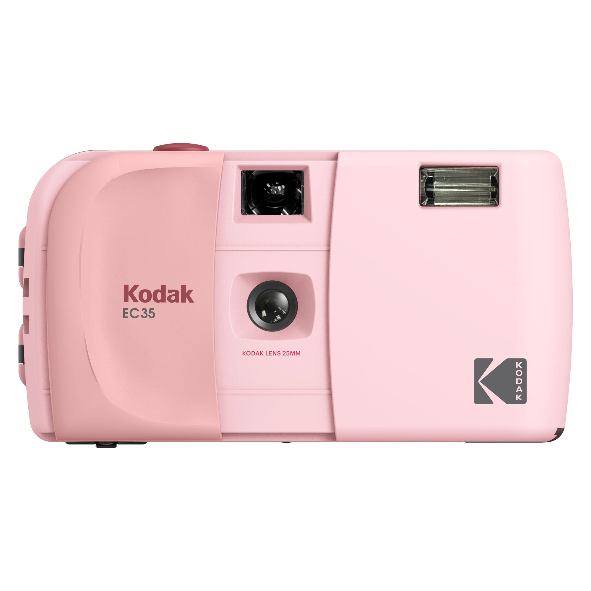 Kodak EC35 film camera in Blush Pink, front view