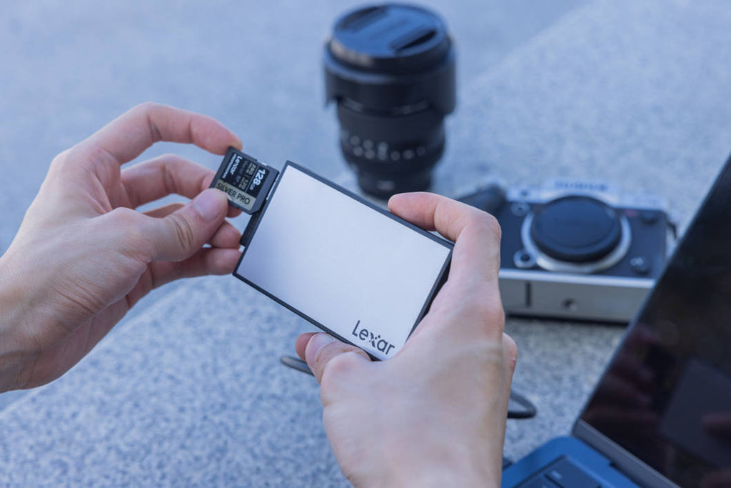 Lexar Workflow Dual-Slot SD UHS-II Card Reader.