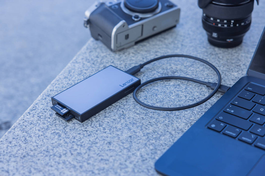 Lexar Workflow Dual-Slot SD UHS-II Card Reader.