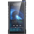 FiiO M15S portable music player with sleek black design and digital display, showcasing high-resolution audio capabilities.