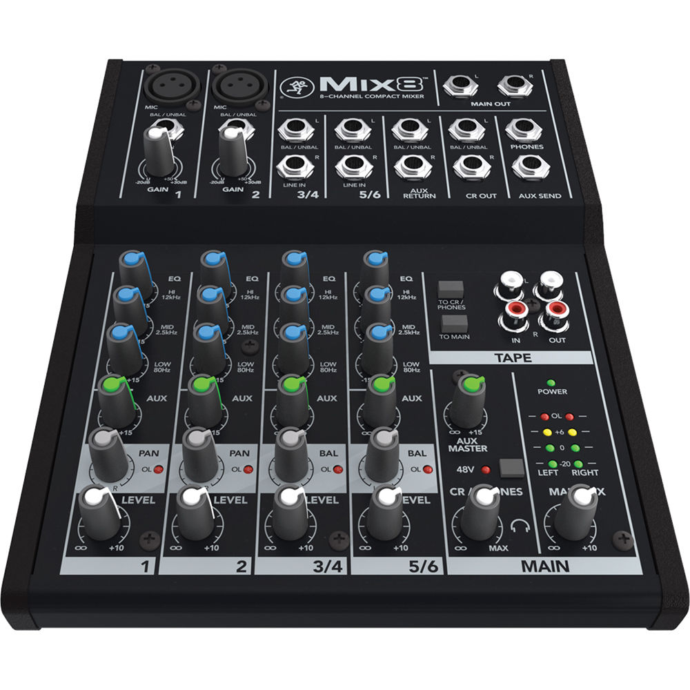 Mackie Mix8 analog mixer
