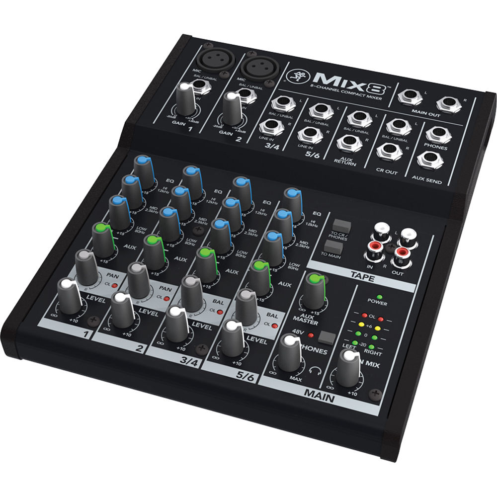 Mackie Mix8 analog mixer