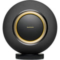 Marantz Horizon Grand wireless speakers with sleek design, featuring premium black finish and modern audio equipment appearance.